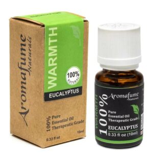 Flesje essentiëele Eucalyptusolie van het merk Aromafume Naturals